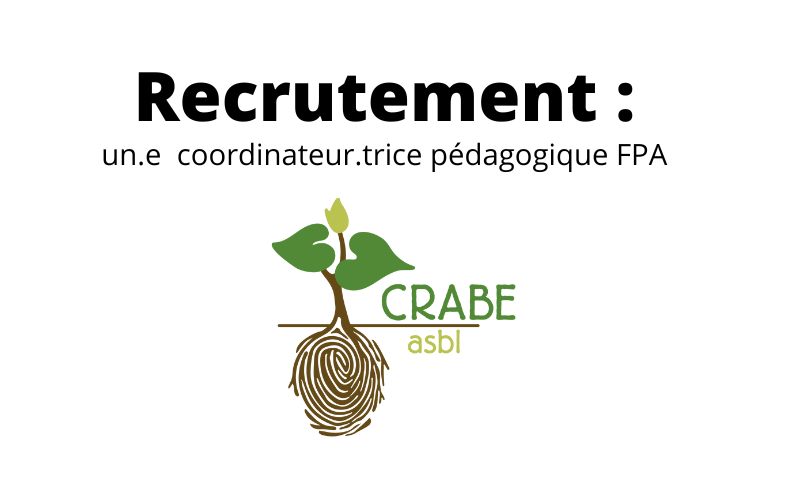 OFFRE CLÔTURÉE ! : Nous recrutons un.e coordinateur.trice pédagogique FPA