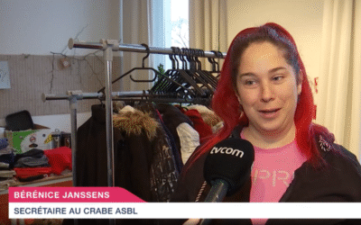 La Gratiferia a débuté au Crabe ASBL ! On attend vos dons!