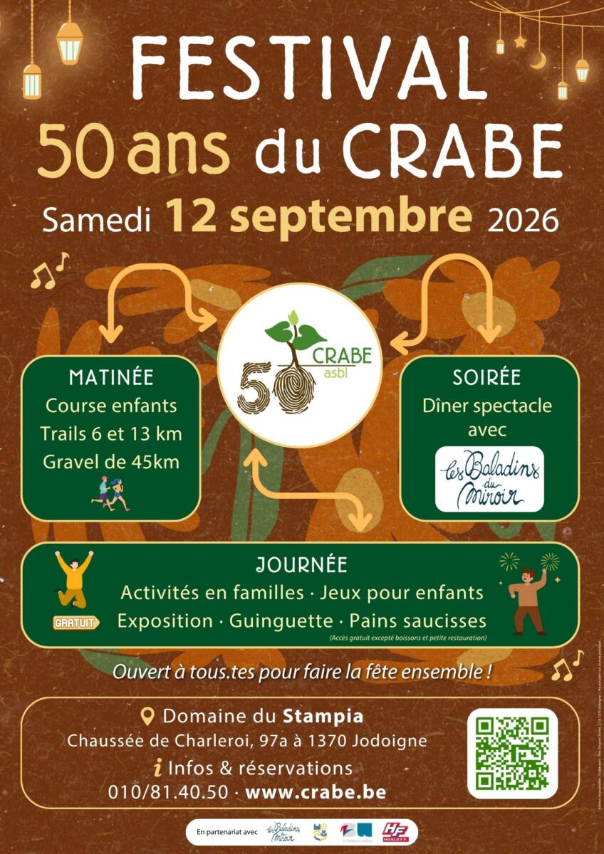 Festival 50 ans du Crabe - 12 septembre 2026