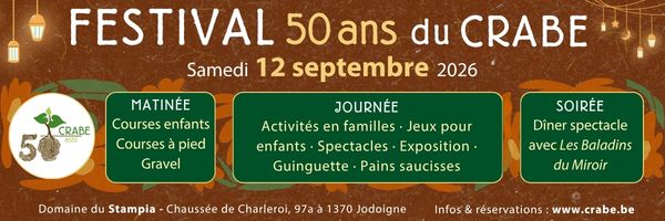 Festival 50 ans du Crabe - Samedi 12 septembre 2026