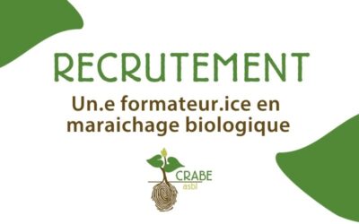 Nous recrutons un.e formateur.trice en maraichage biologique